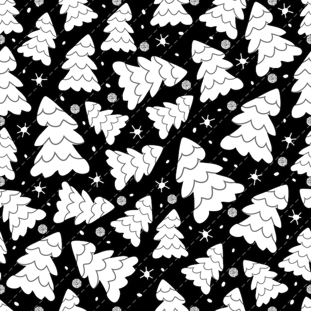 Christmas night pattern