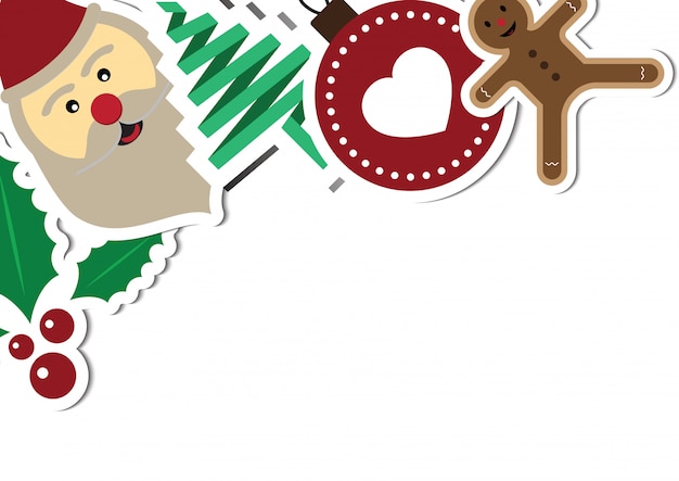 Vector christmas objects