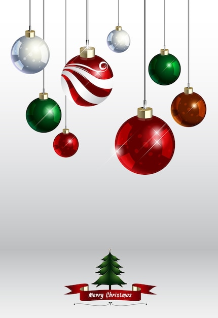 Christmas ornament background