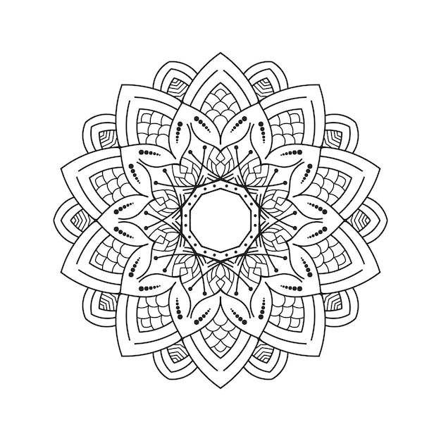 Christmas ornament mandala