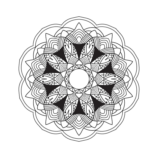 Christmas ornament mandala