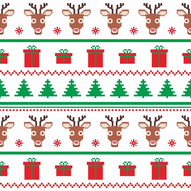 christmas ornament pattern background