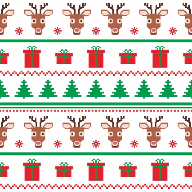 christmas ornament pattern background