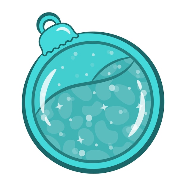 Christmas ornament sticker drawing sticker