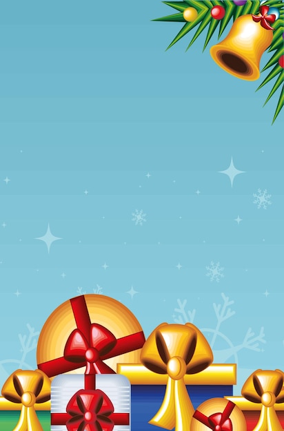 Christmas ornaments background