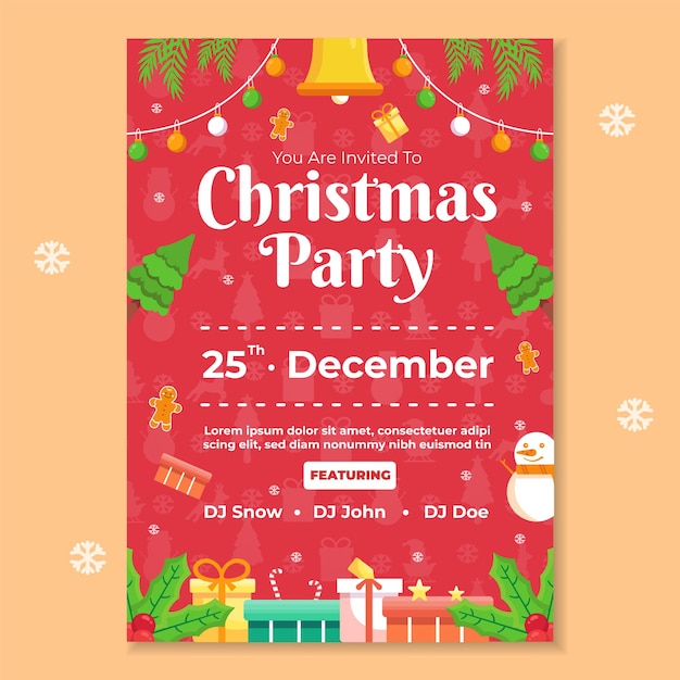 Christmas Party Poster