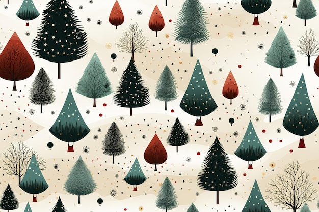 Christmas pattern Christmas texture Christmas background surface graphic watercolor vector art