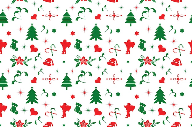 クリスマス パターン デザイン。クリスマス ベクトル イラストと新年のパターン デザイン。