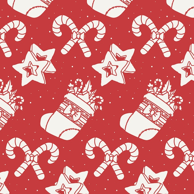 Christmas pattern design for design template