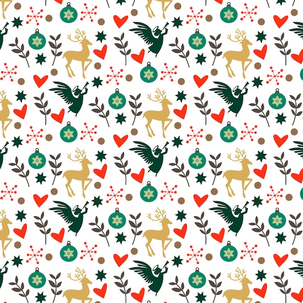 Vector christmas pattern design