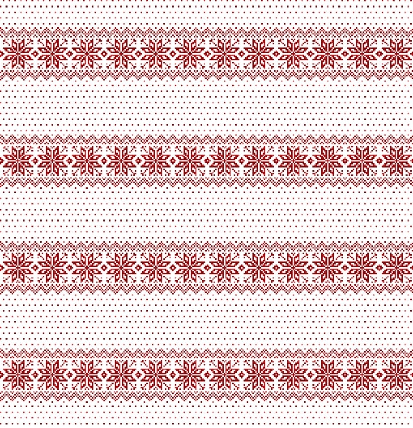 Christmas pattern pixel vector illustration