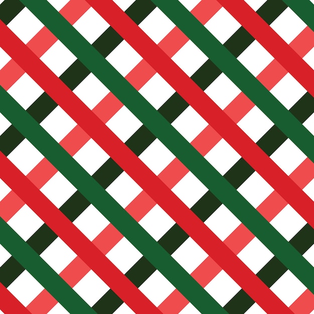 クリスマスのパターン シンプルなレトロ幾何学