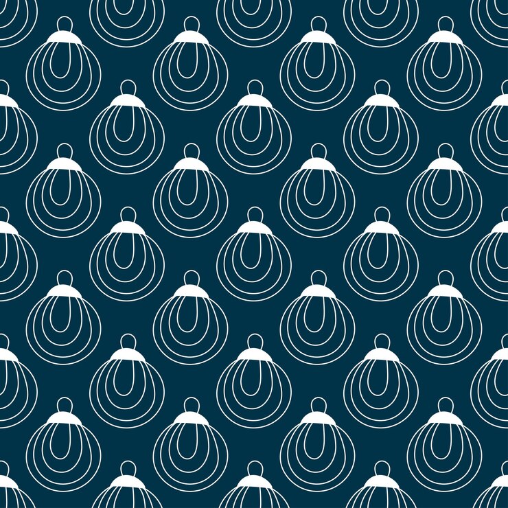 Vector christmas pattern with tree ball for greeting card happy new year fabric wrap