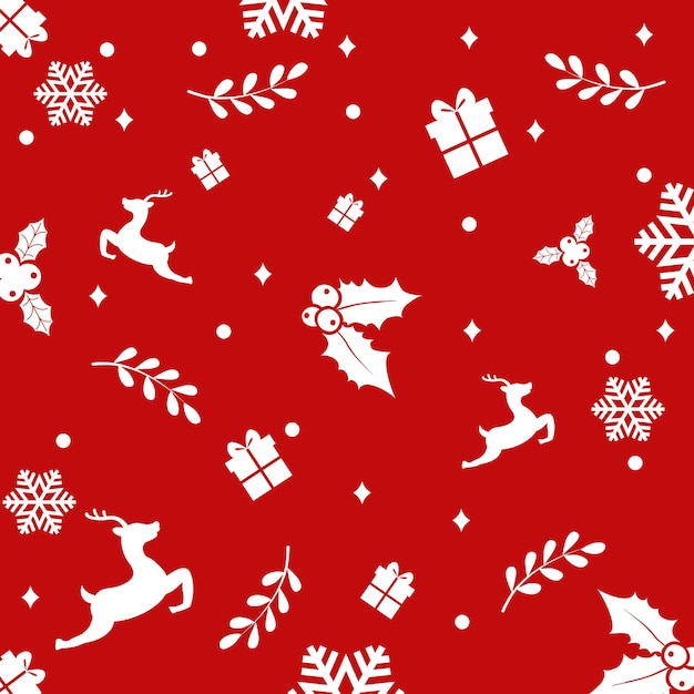 Christmas pattern xmas gift wrapping paper art winter background