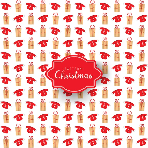 Vector christmas pattern