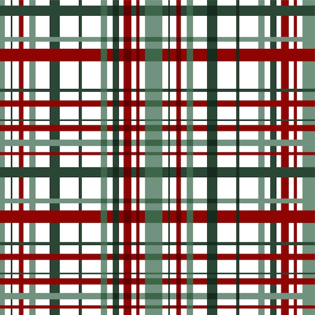 녹색과 빨간색으로 된 크리스마스 플레이드 원활한 패턴  ⁇ 터 쾌적한 겨울 체크 프린트
