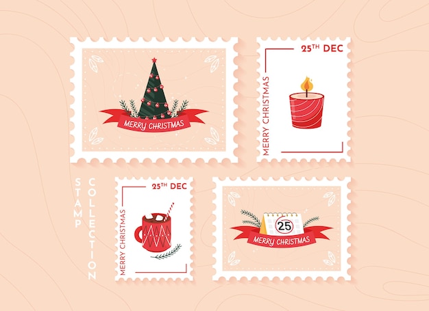 Christmas postage stamps