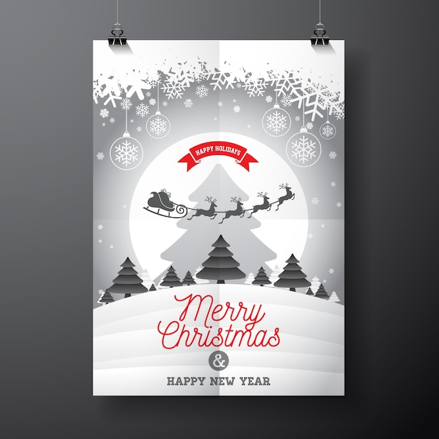 Christmas poster design