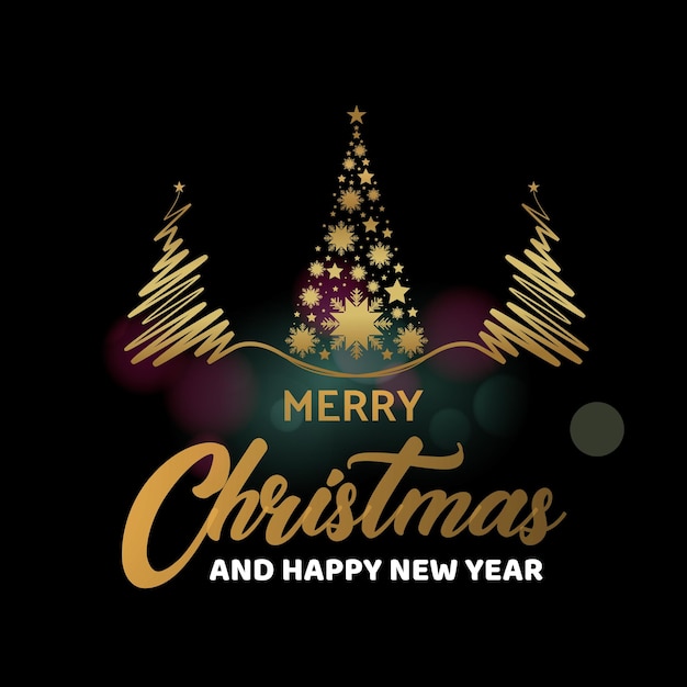 Christmas poster social media post modern vector 2023