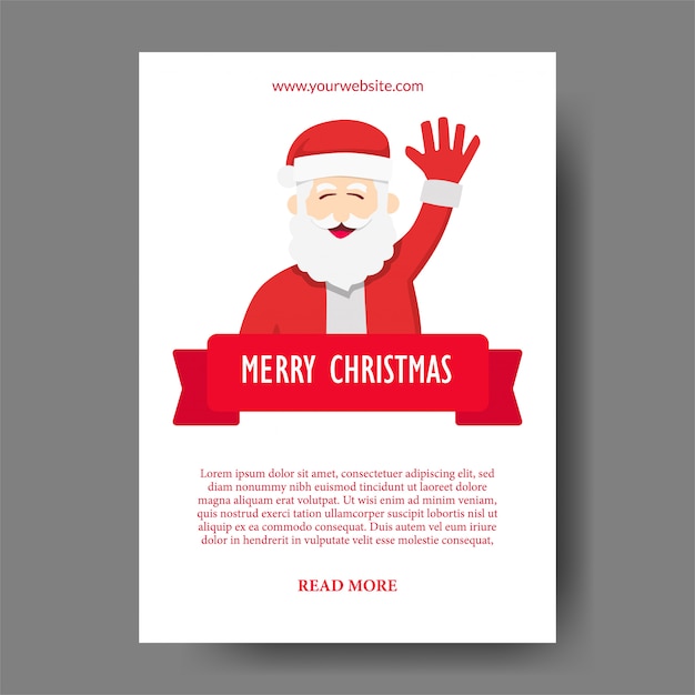 Christmas poster template