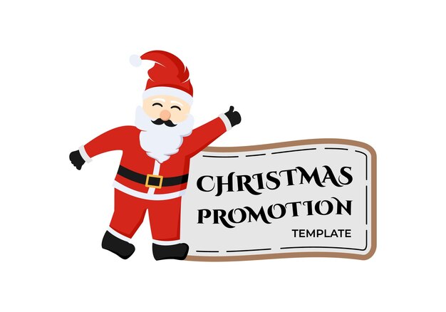 Vector christmas promotion sale shopping discount logo design template