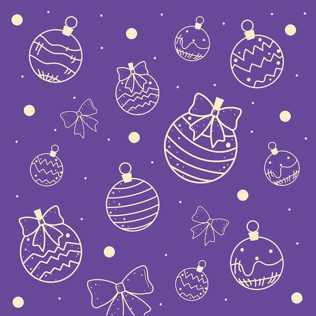 Christmas purple background