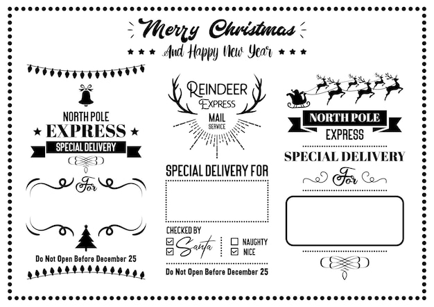 Vector christmas quote illustration vector for banner, poster, flyer