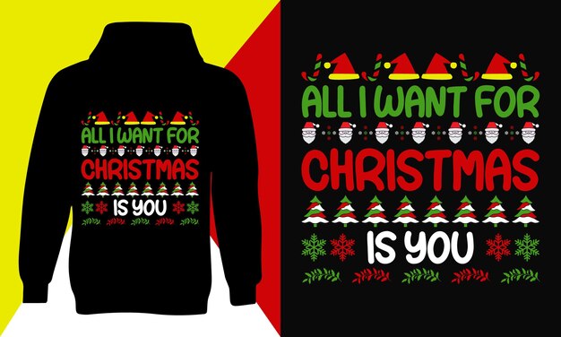 Christmas quote t-shirt template design vector