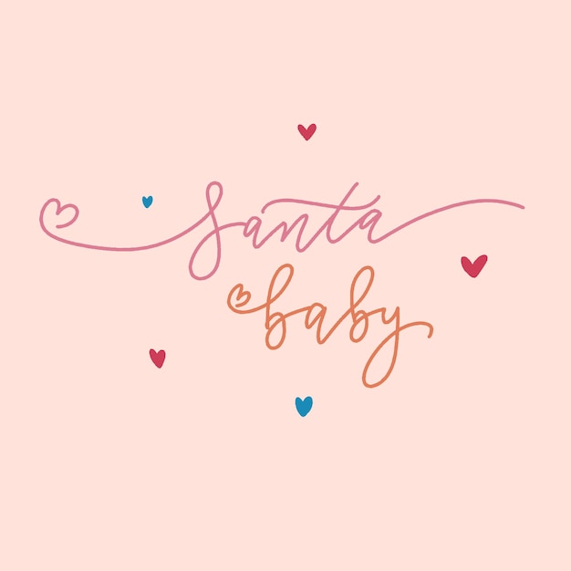 Calligrafia scritta a mano con citazioni di natale