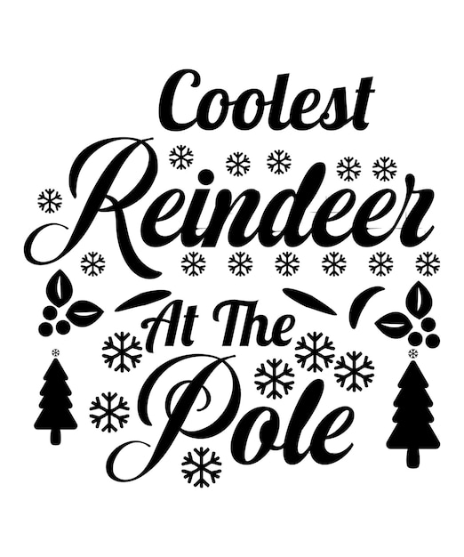 Vector christmas quotes svg design