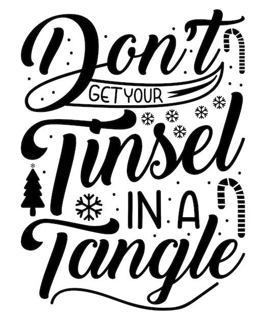 Christmas quotes svg design