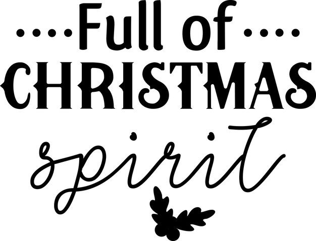 Christmas Quotes Typography Design