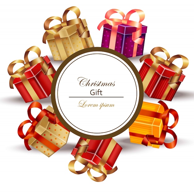 Christmas Realistic gift card