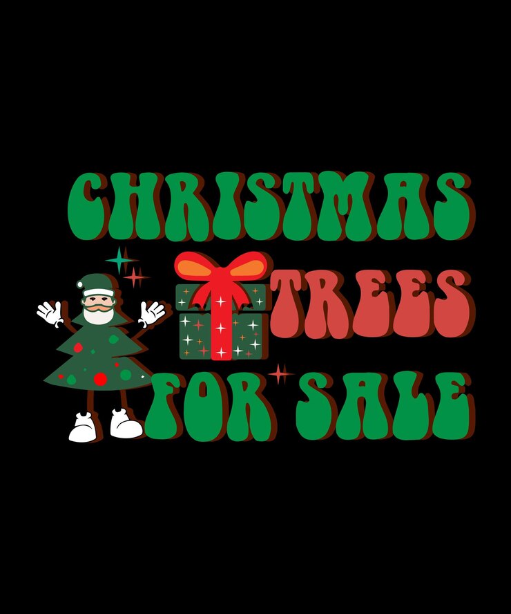 Christmas Retro SVG Лучший дизайн футболки, счастливого Рождества, типографская футболка Premium векторы