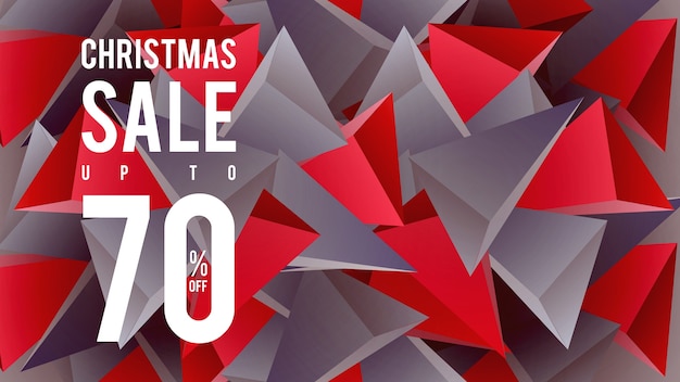 Christmas Sale Banner Design Template