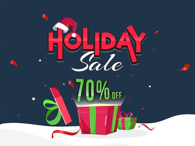 Christmas sale banner template