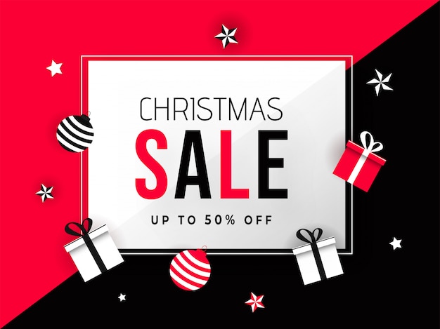 Christmas sale banner 