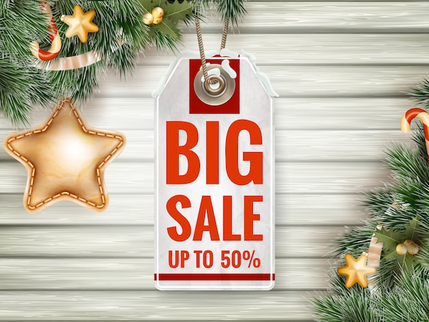 Christmas sale banner