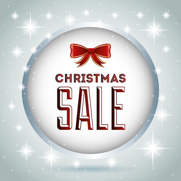 Vector christmas sale design