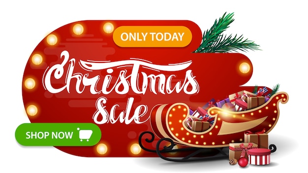 Christmas sale illustration