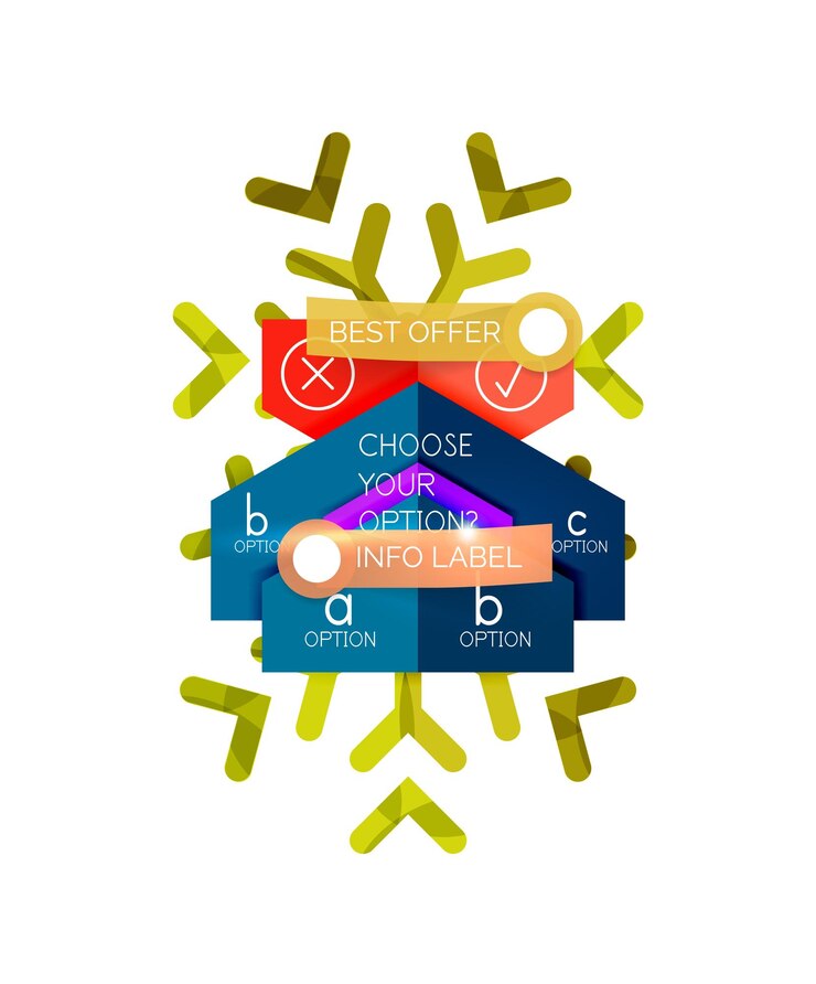 Vector christmas sale info banner