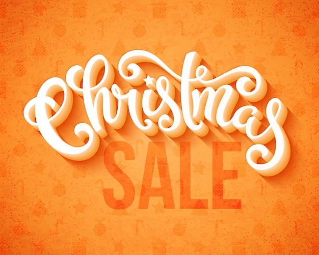 Christmas sale poster