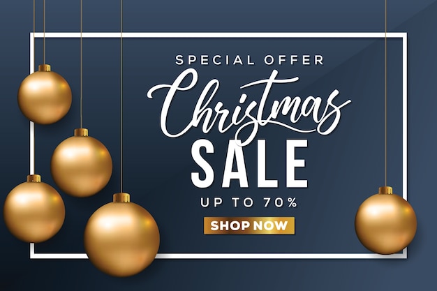 Christmas sale special offer card