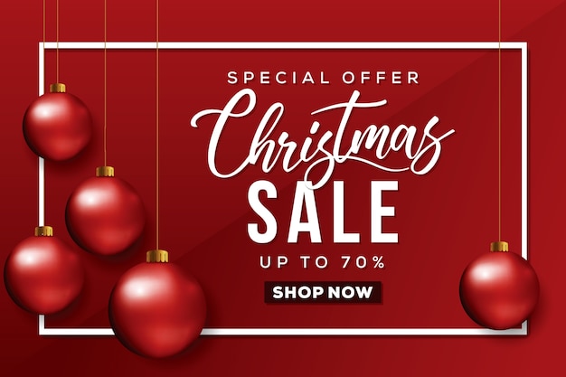 Christmas Sale Special offer card