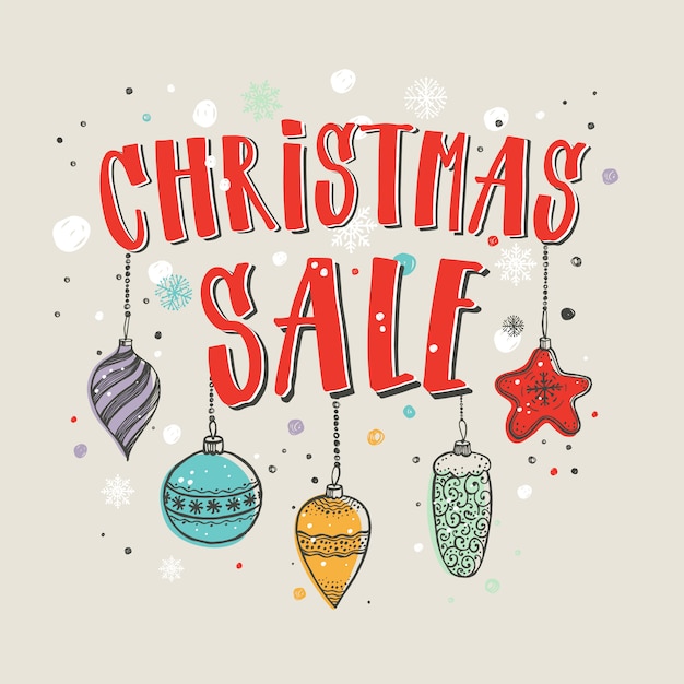 Christmas sale.