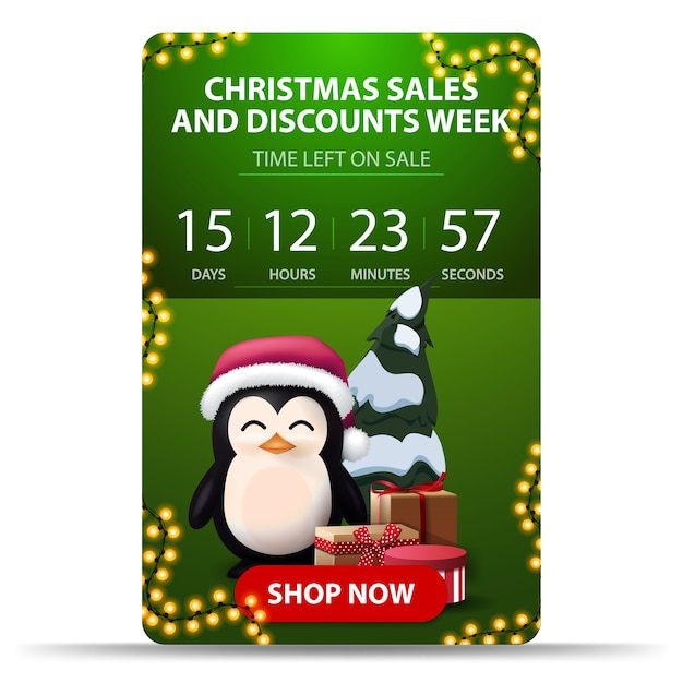 Christmas sales and discount week