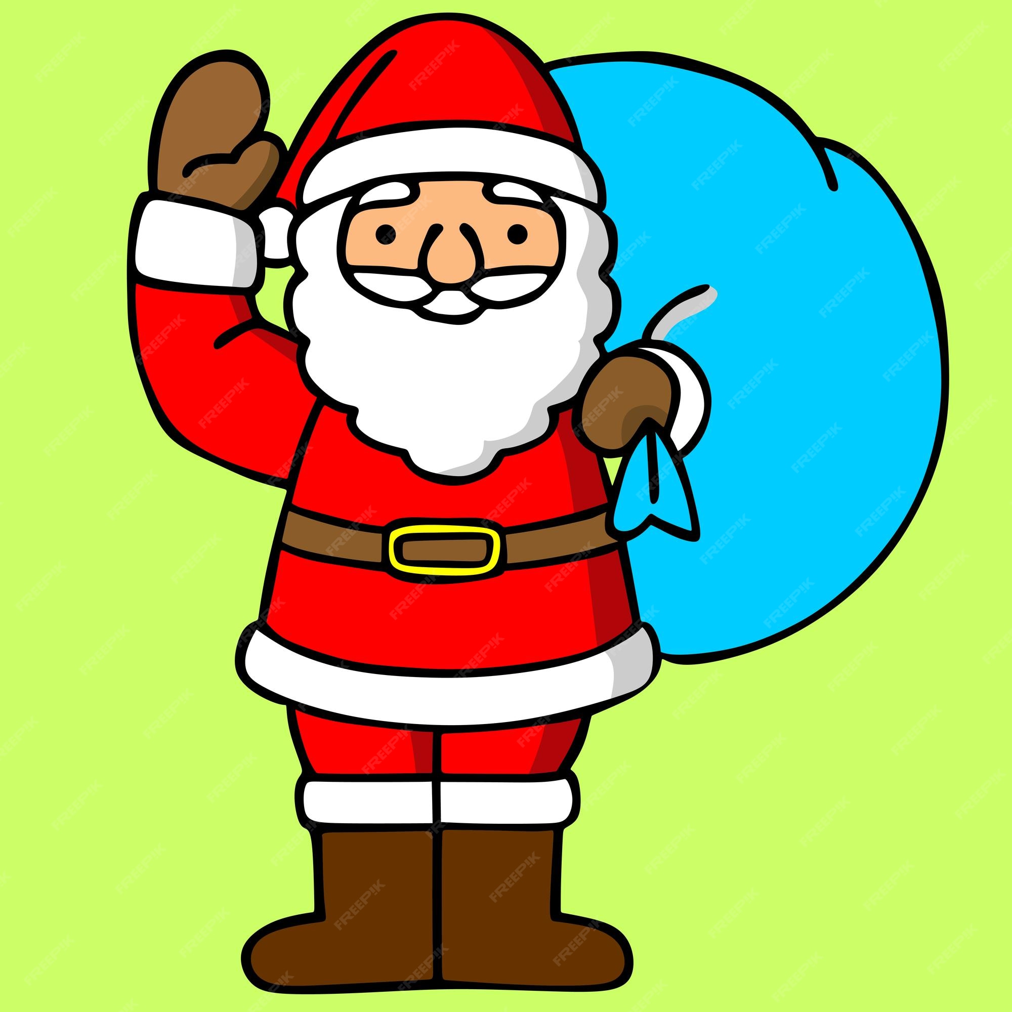 Premium Vector | Christmas santa cartoon drawing sketch Premium Vector | Christmas santa cartoon drawing sketch