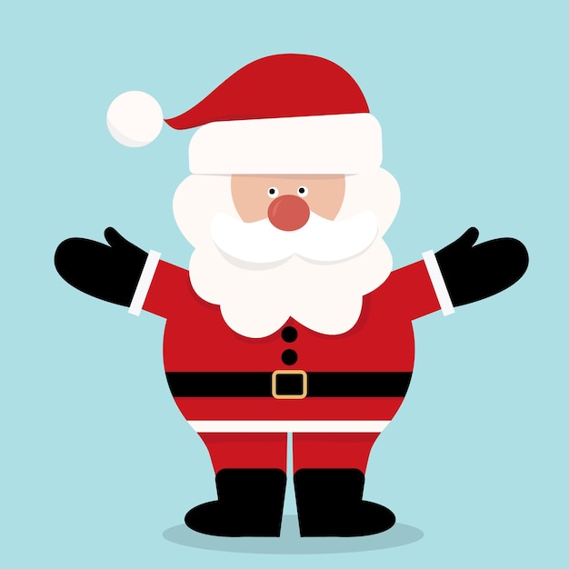 Christmas santa claus vector isolated