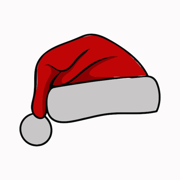 クリスマス・サンタの帽子のベクトルイラスト