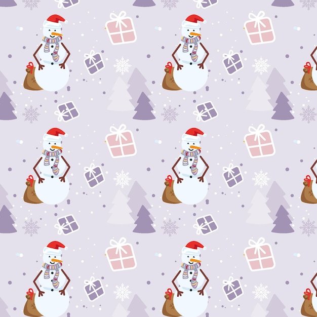 Christmas seamless patter for wrapping paper and background
